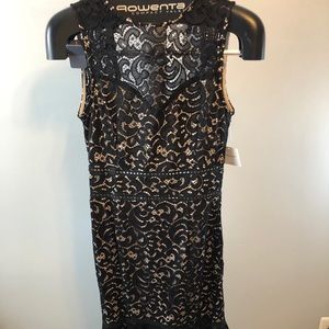 Black and nude dress